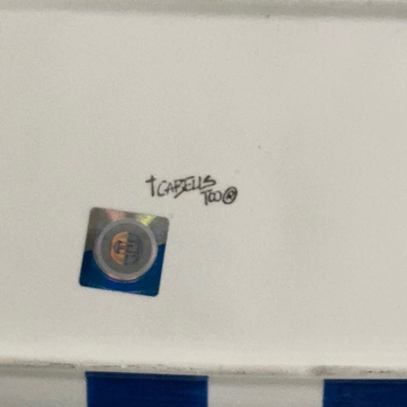 Blue and White Duke Basketball Court Tray - Picture 2 of 3